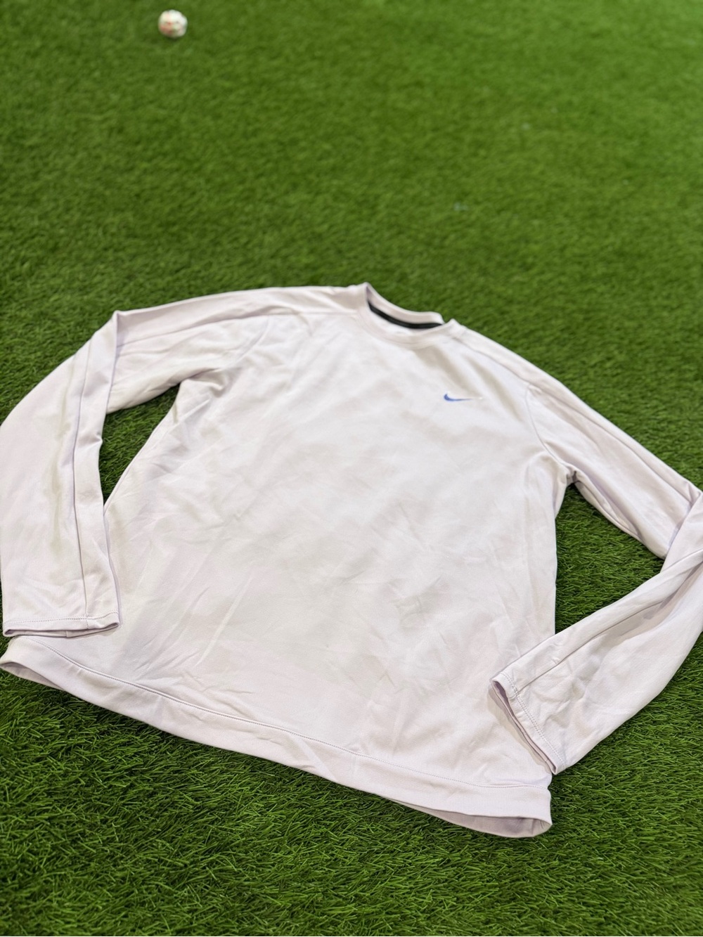 Nike Dri Fit Long Sleeve Shirt - Light Lavender